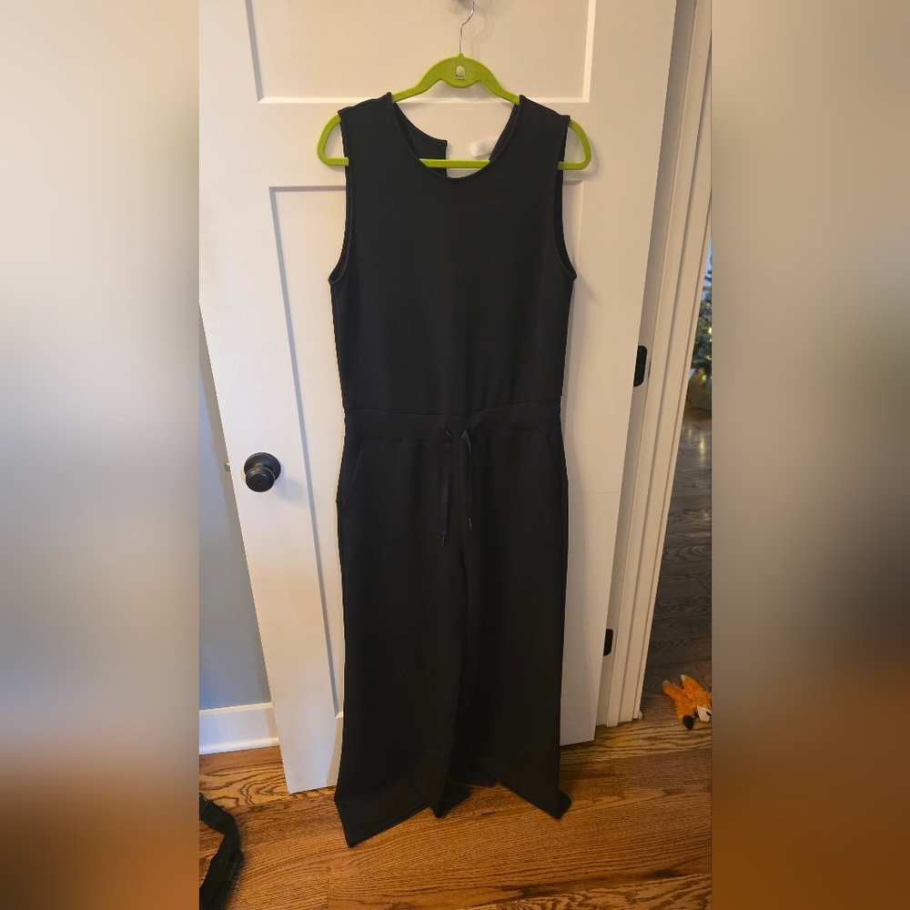 Spanx Black Sleeveless Jumpsuit